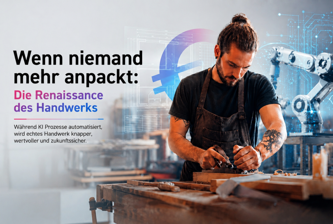 Impulsschmiede – Wenn niemand mehr anpackt: Die Renaissance des Handwerks.