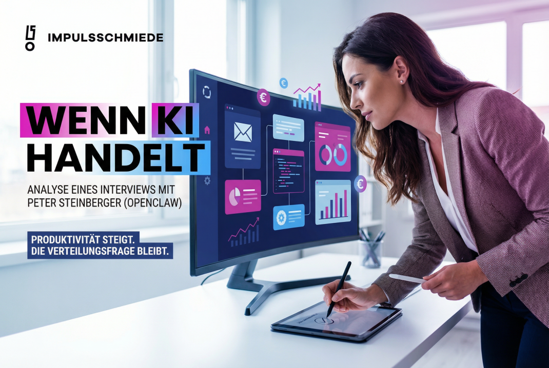 Impulsschmiede – KI-Agenten, Produktivität und die Verteilungsfrage der Zukunft.