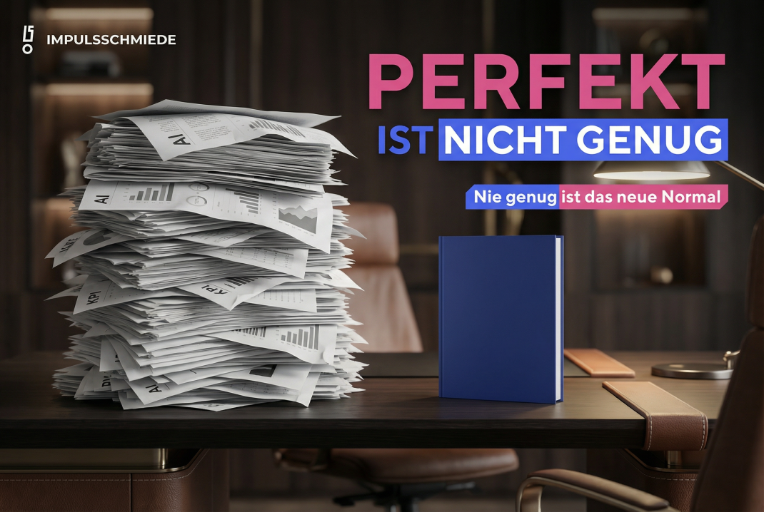 Impulsschmiede – Perfekt ist keine Strategie: Wie KI den Druck verstärkt.