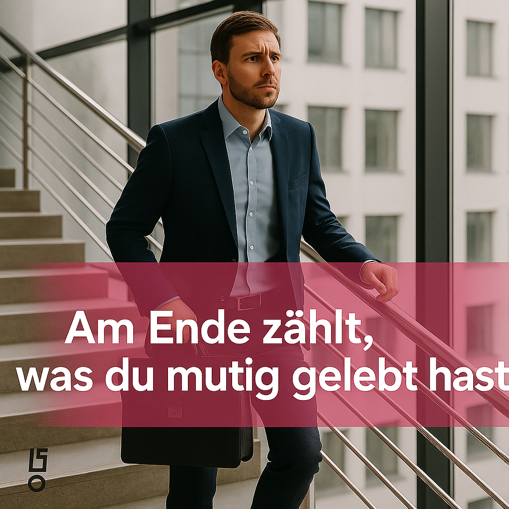 Impulsschmiede – Am Ende zählt, was du mutig gelebt hast.