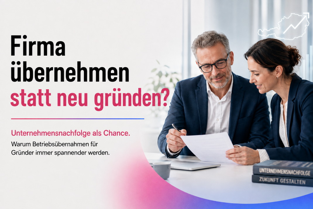 Impulsschmiede – Österreich sucht Nachfolger: Ist der Firmenkauf die bessere Gründung?